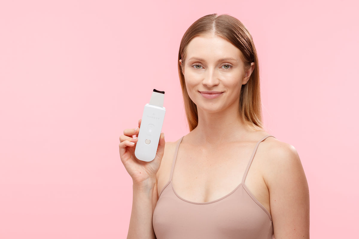 Spatule ultrasonique peeling visage Breeze Scrub — avec vapeur