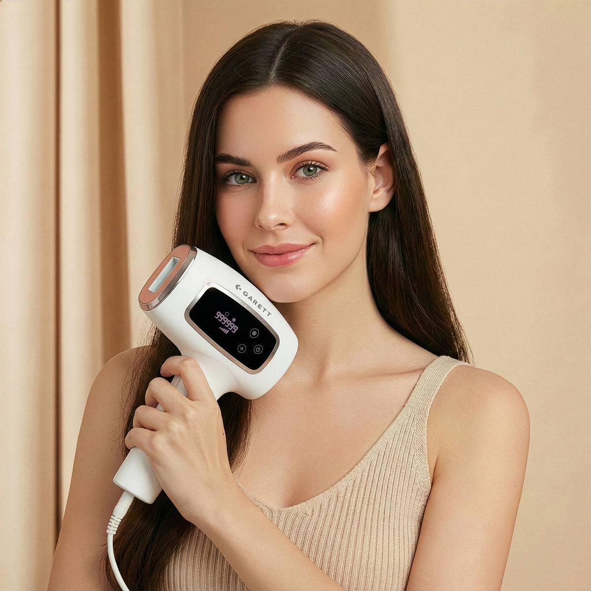 Épilateur lumière pulsée IPL Flash Sense — refroidissement actif